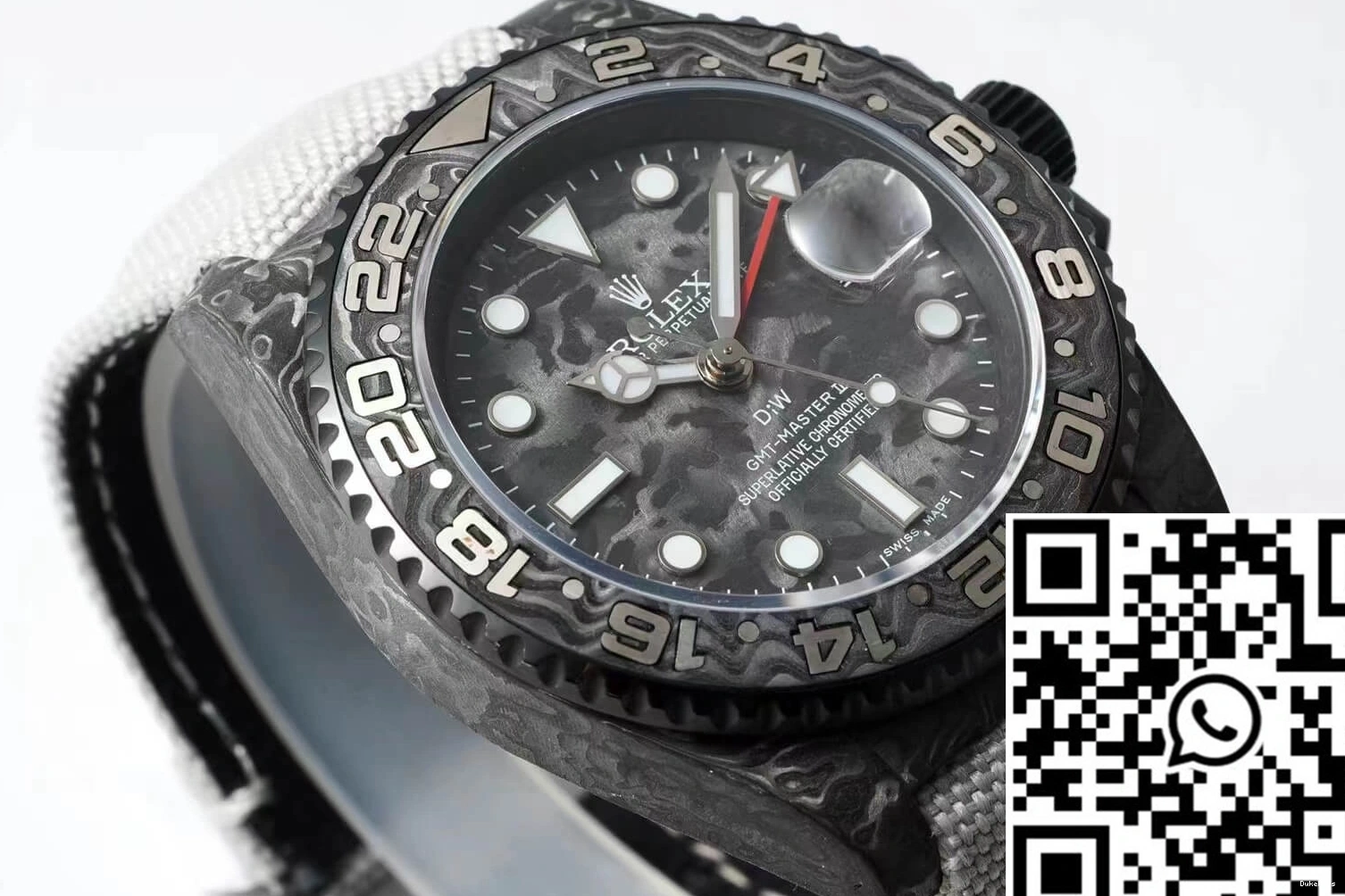 Strap Carbon II GMT-MASTER Fiber Fabric Rolex Diw Dial 0207